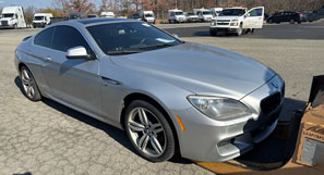 2012 BMW 6 Series Coupe Transported 300 Miles - safecarhauler.com